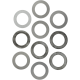Eastern Motorcycle Parts Cam Shims - +0.007" - Gear #1, #3 and #4 - 45" | K | KH | KHK | XL - DS-194071  A-6769